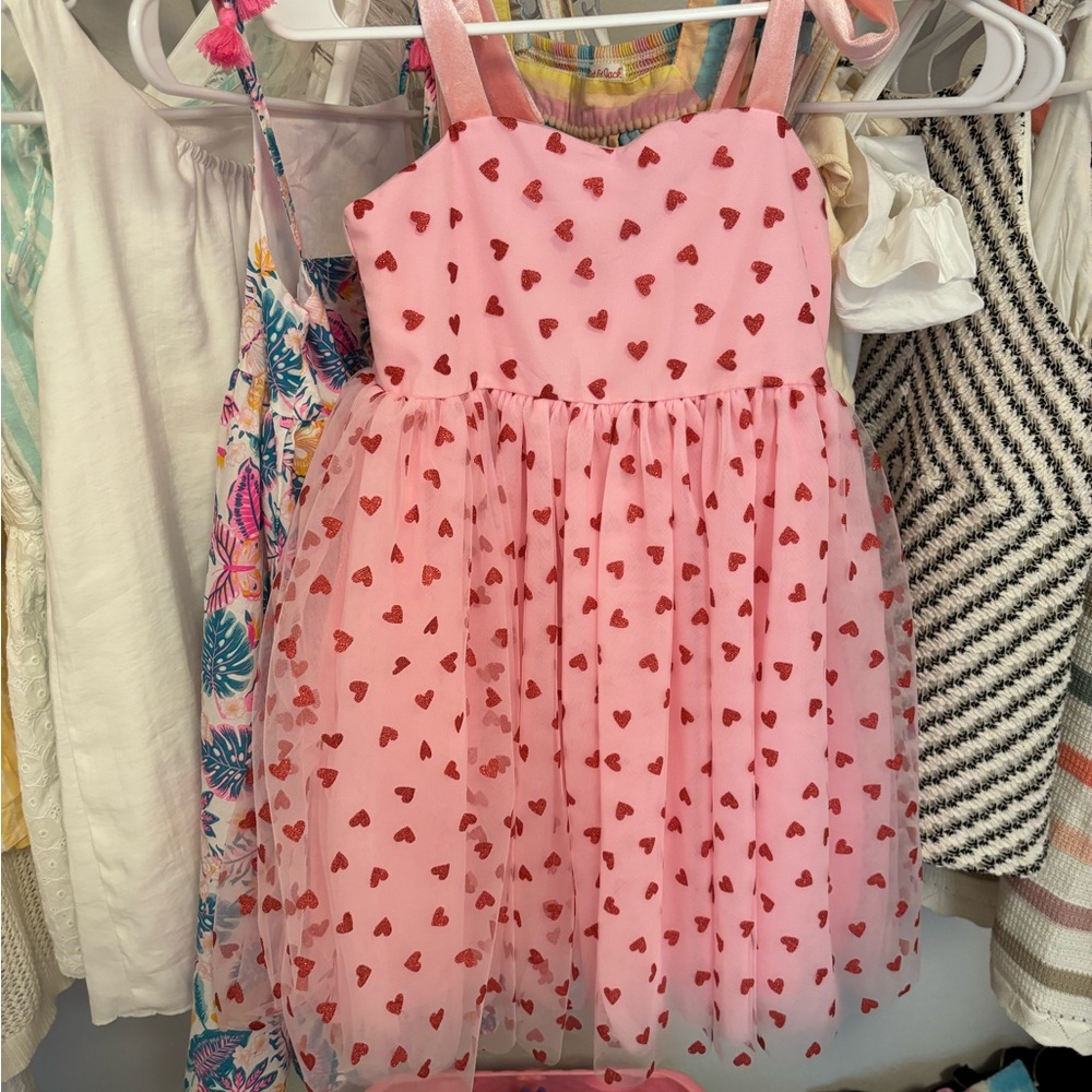 Girls Lola & the boys heart dress ! Size 8 brand new with tags